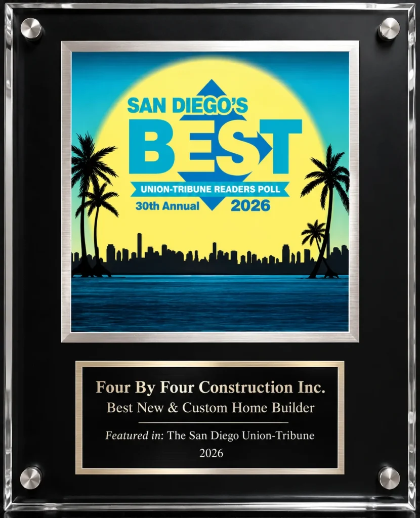 San Diego Best Builder Award 2026