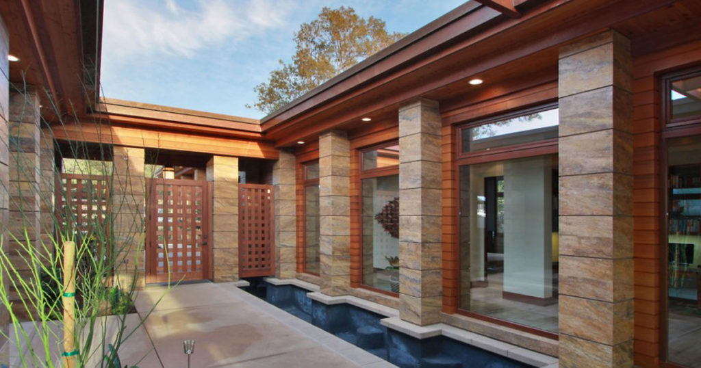 Featured in San Diego Home/Garden Lifestyles September 2009 Reflection Garden a new wright – inspired home in Solana Beach, California!